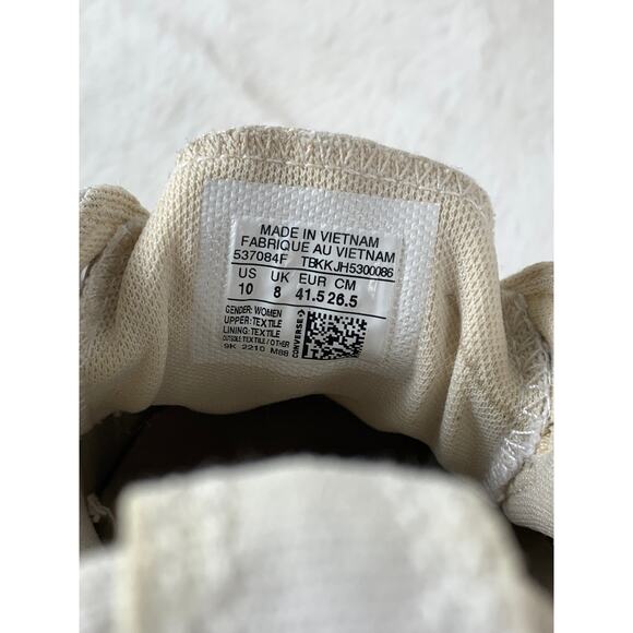 Converse Shoreline Ox Womens Size 10 White Slip On Shoes 537084F - Picture 7 of 8